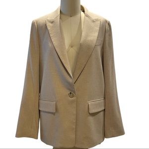 Vince, Wool Blend Boyfriend Blazer Size 2. Camel